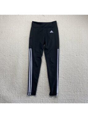 Adidas Prime Green x Aeroready Leggings Wom Sz S Gym / Running 3 striped Basics